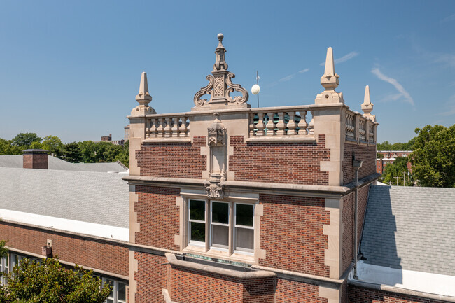 The New City School features beautiful and ornate architecture.