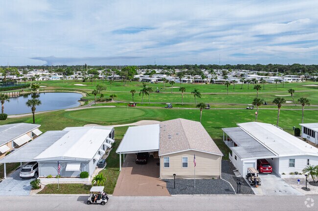 North Fort Myers communities offer golf and club amenities steps away from homes.