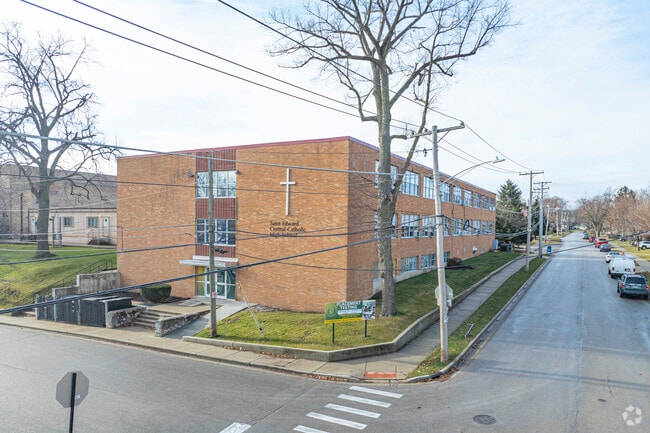 St. Edward Central Catholic High School is located off the Fox River in Elgin.