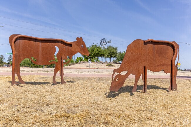 North East Elk Grove embraces its rural roots with roadside artwork.