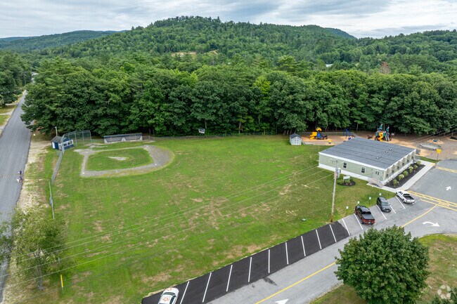 The sports fields at the Kearsarge Regional Elementary School in Bradford, NH.