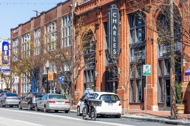 Built in 1892 The Charles Theatre is a wonderful night out for Station North residents.