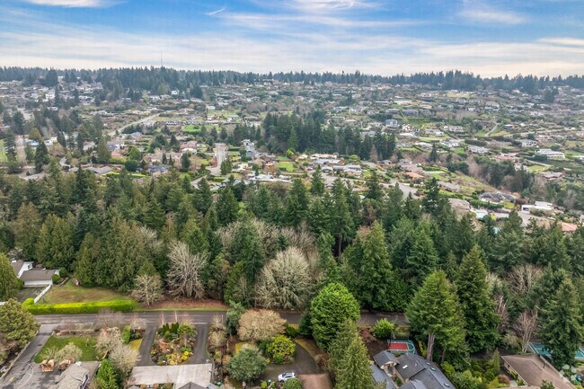 The Highlands is a hillside neighborhood with ample views of Puget Sound.