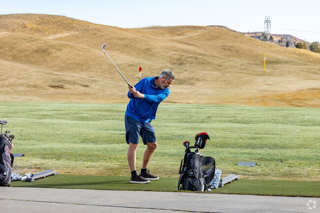 Golfers enjoy the Fossil Trace Golf Club in Jefferson County Government Center.
