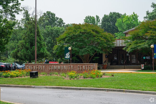The Cheverly Community Center acts as the center of the city, right next to Town Park.