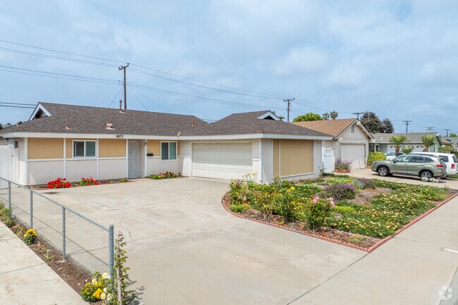 Most homes in Newland are single-level ranch-style homes, with larger lots and driveways.