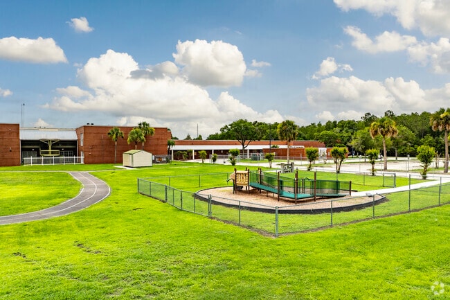 Schwarzkopf Elementary has a playground for students to enjoy,