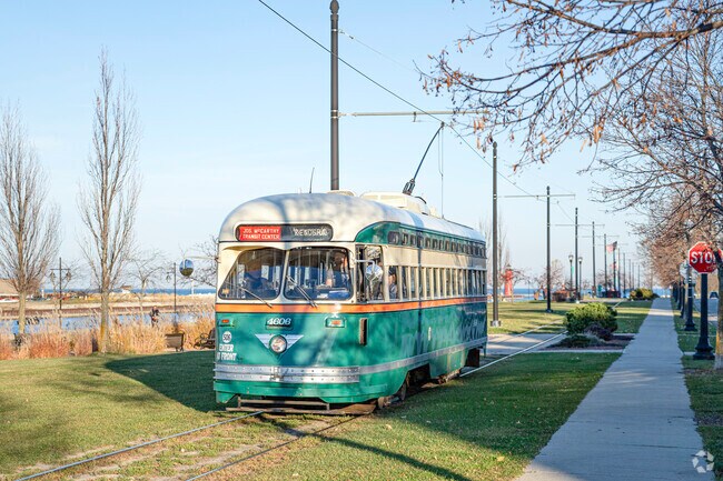 Catch a historic trolley in Lincoln Park Kenosha and see what the town has to offer visually.
