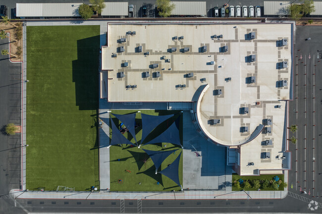 Amplus Academy has a small compact campus.