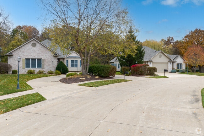 Greenwood Pointe in Walton Hills offers contemporary properties tucked against wooded areas.