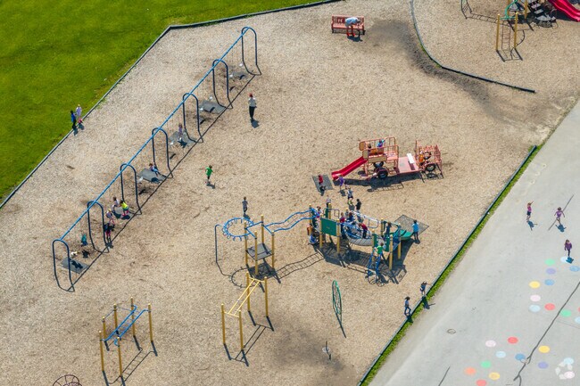 Crim Elementary encourages kids to exercise outdoors.