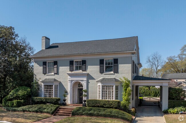 Colonial-inspired homes are commonplace in Wales Garden