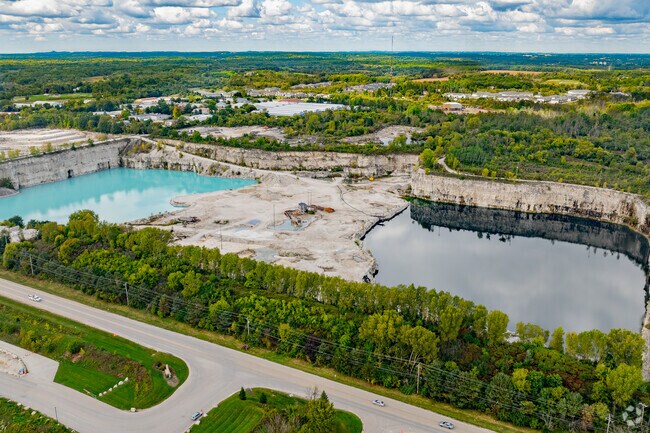 The local limestone quarry gave Lannon stone its name.