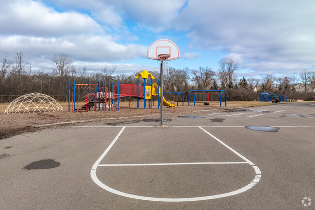 Wattles Elementary School basketball court.