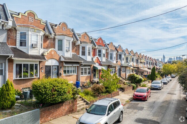 Walnut Hill's housing choices consist almost entirely of row homes.