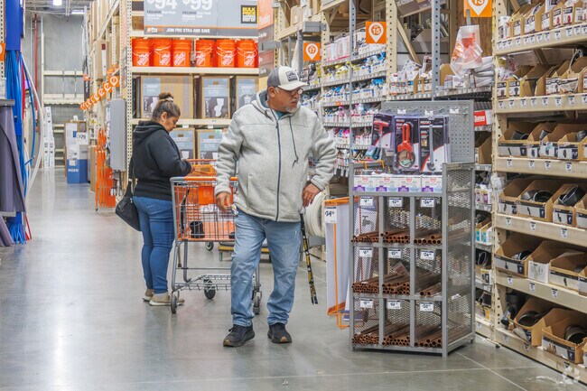 The Home Depot near Rainbow Ridge is large and caters to the local contractors.