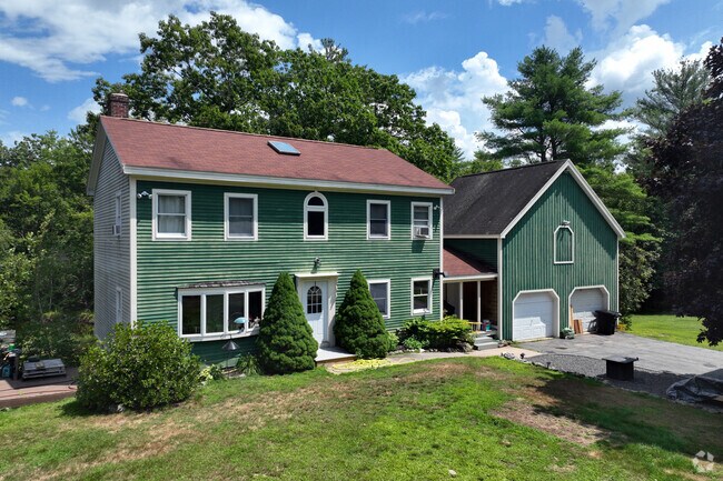 Historic colonial architecture is a familiar sight in Acton, Maine.
