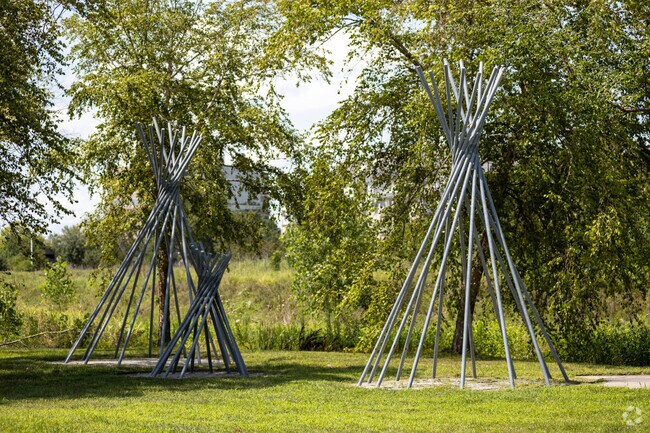 One Pacific Place Park offers open green space for the entire family.