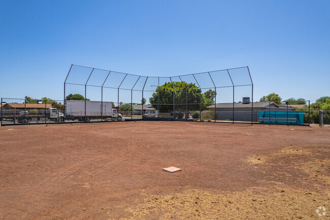 Play ball at the baseball field of Cholla Middle School in Phoenix.