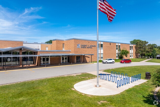 Lombardi Middle School has 703 students in grades 6-8th.