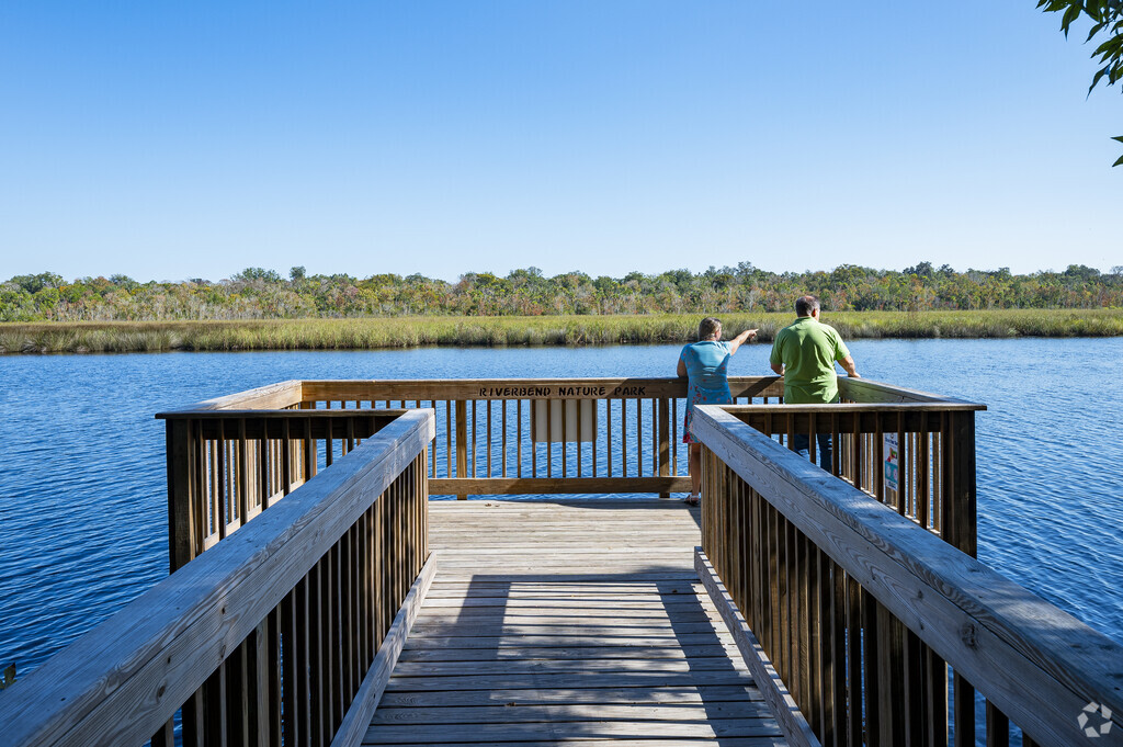 Catch some rays or fish on the Tomoka River at River Bend Nature Park in Bear Creek.