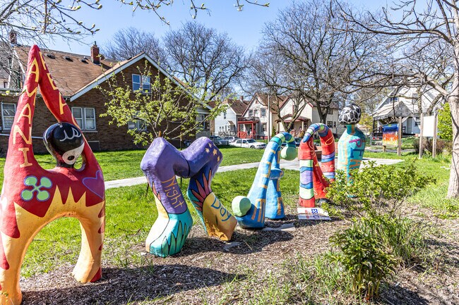 Carter Park is the perfect place for an art-filled, relaxing walk.