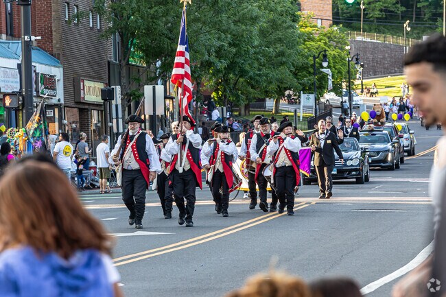 The New Britain Memorial Day Parade crosses through Little Poland before entering Downtown.