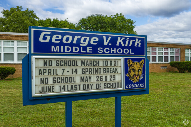 George V. Kirk Middle School in Newark is the home of the Cougars.