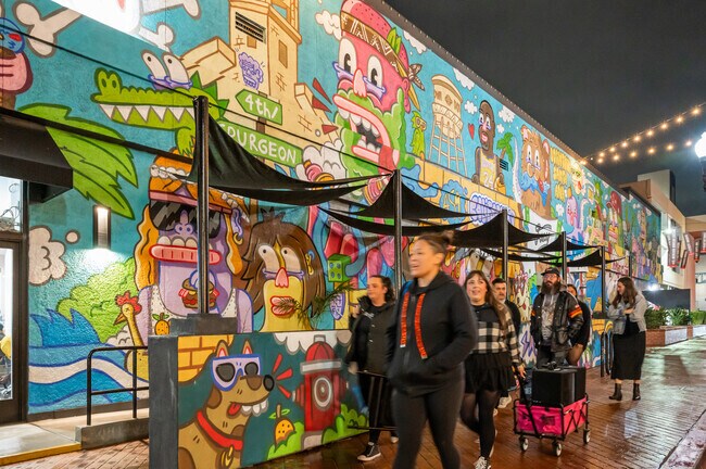 Lacy residents can head to Downtown Santa Ana for shops, dining, and drinks.