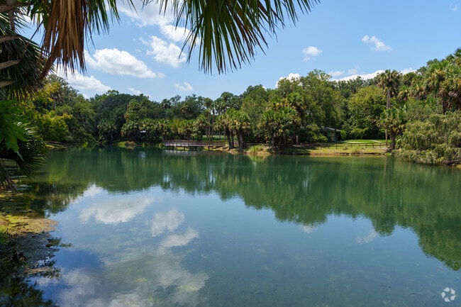 Enjoy a scenic vista at Plantation Estates' Gemini Spings Park.