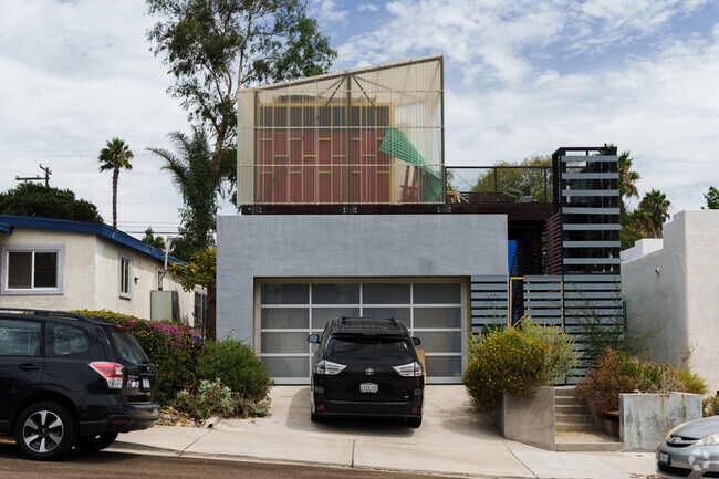 Postmodern homes are popular in Golden Hill.