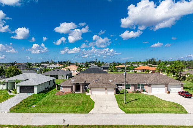 Burnt Store consists predominantly of single-family Florida ranch-style homes.