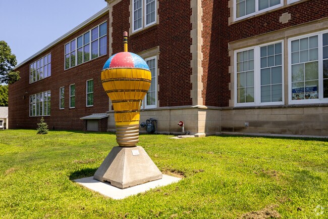 The lightbulb comes on for students at Hartley Elementary School.