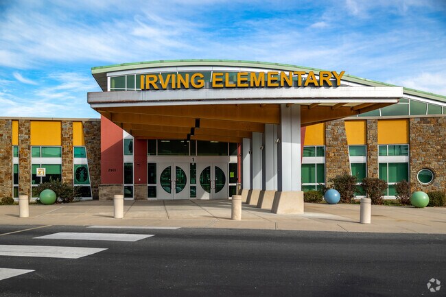 Irving Elementary School is a popular school in the area.