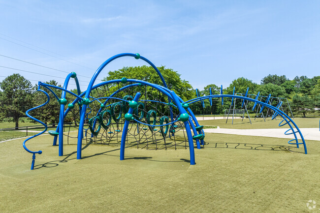 This fabulous jungle gym is popular at Indian Valley Elementary School.