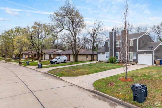Some homes in Crestview Heights have multiple stories.