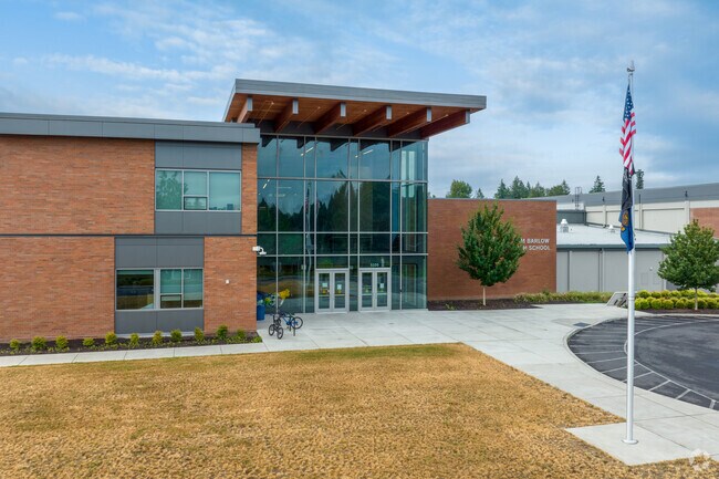 Sam Barlow High School on SE Lusted Road serves students throughout the Gresham area.