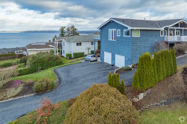 Most homes in offer incredible views of the Puget Sound and the surrounding area.