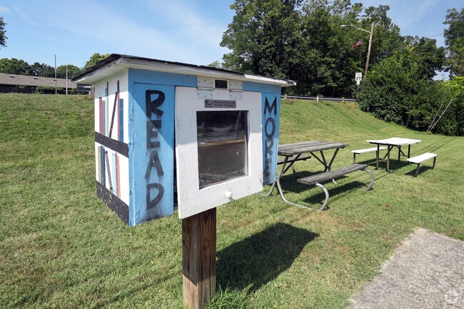 Little Free Libraries are small book-sharing boxes found in the Homecroft neighborhood.