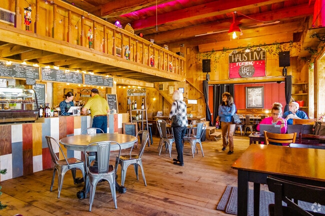 The Haus Coffee Shop has an inviting atmosphere for coffee lovers.