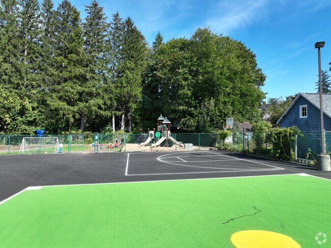 The playground area at St Thomas the Apostle.
