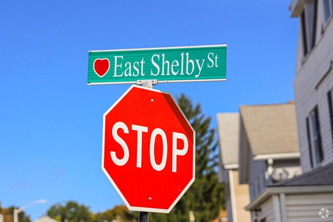 East Shelby St. adorns the classic heart featured street sign in South Worcester.
