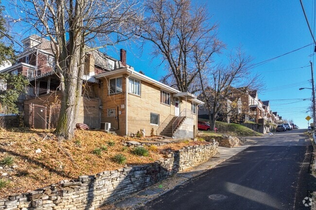 Travel up the hill to Mount Oliver.