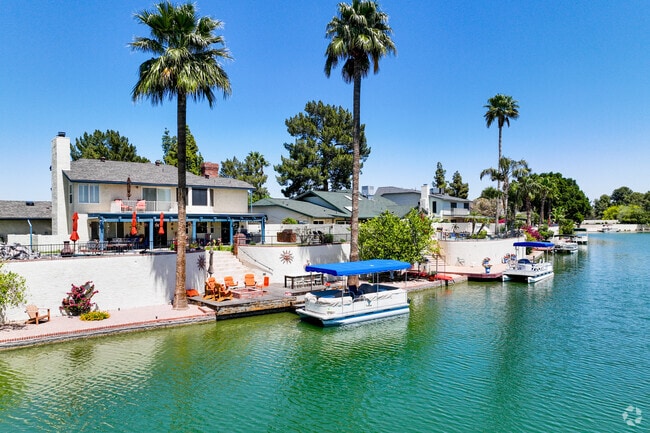 Some homeowners in the Dobson neighborhood have lake access.