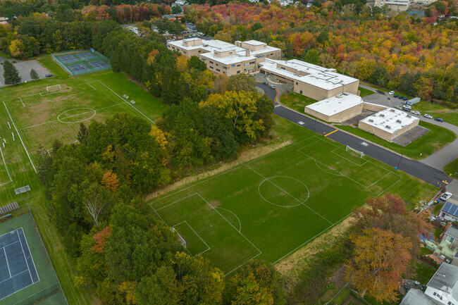 West Side Middle School athletic fields in Waterbury, CT.