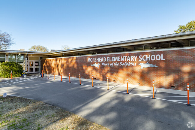 Morehead Elementary School at Camp Glenn helps to build knowledge for students of grades 4 and 5.