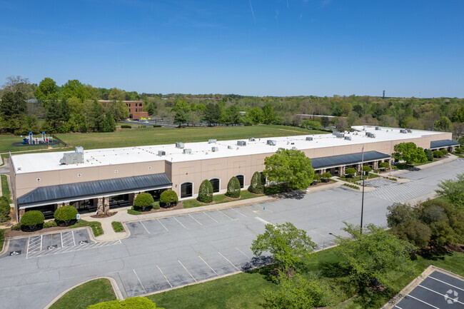 Drone Shot of the Building of Phoenix Academy Elementary School