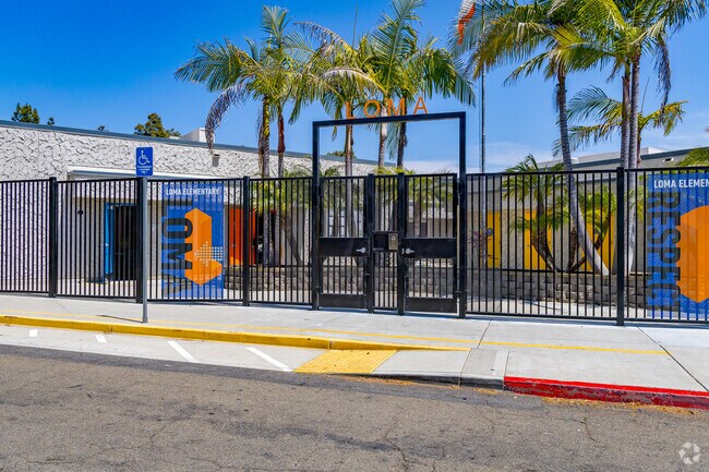 An entrance view to Loma Elementary School in Spring Valley.
