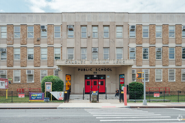 The student population of PS 54 Charles W. Leng is over 800.