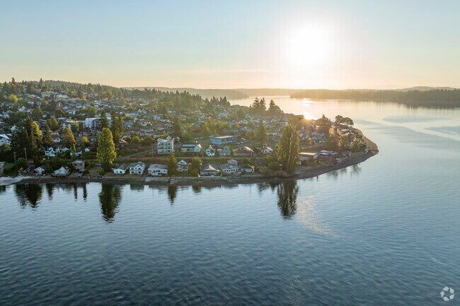 Early morning on the Puget Sound in Manette WA.